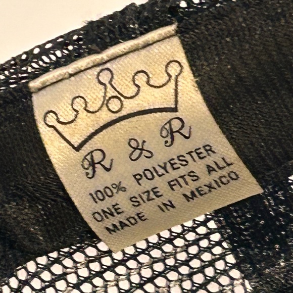 Vintage Military Operation Desert Storm Mesh Foam Puff Print Rope Snapback Hat - Picture 7 of 8